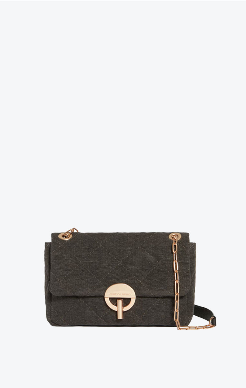 LARGE LINEN ELEPHANT MOON BAG