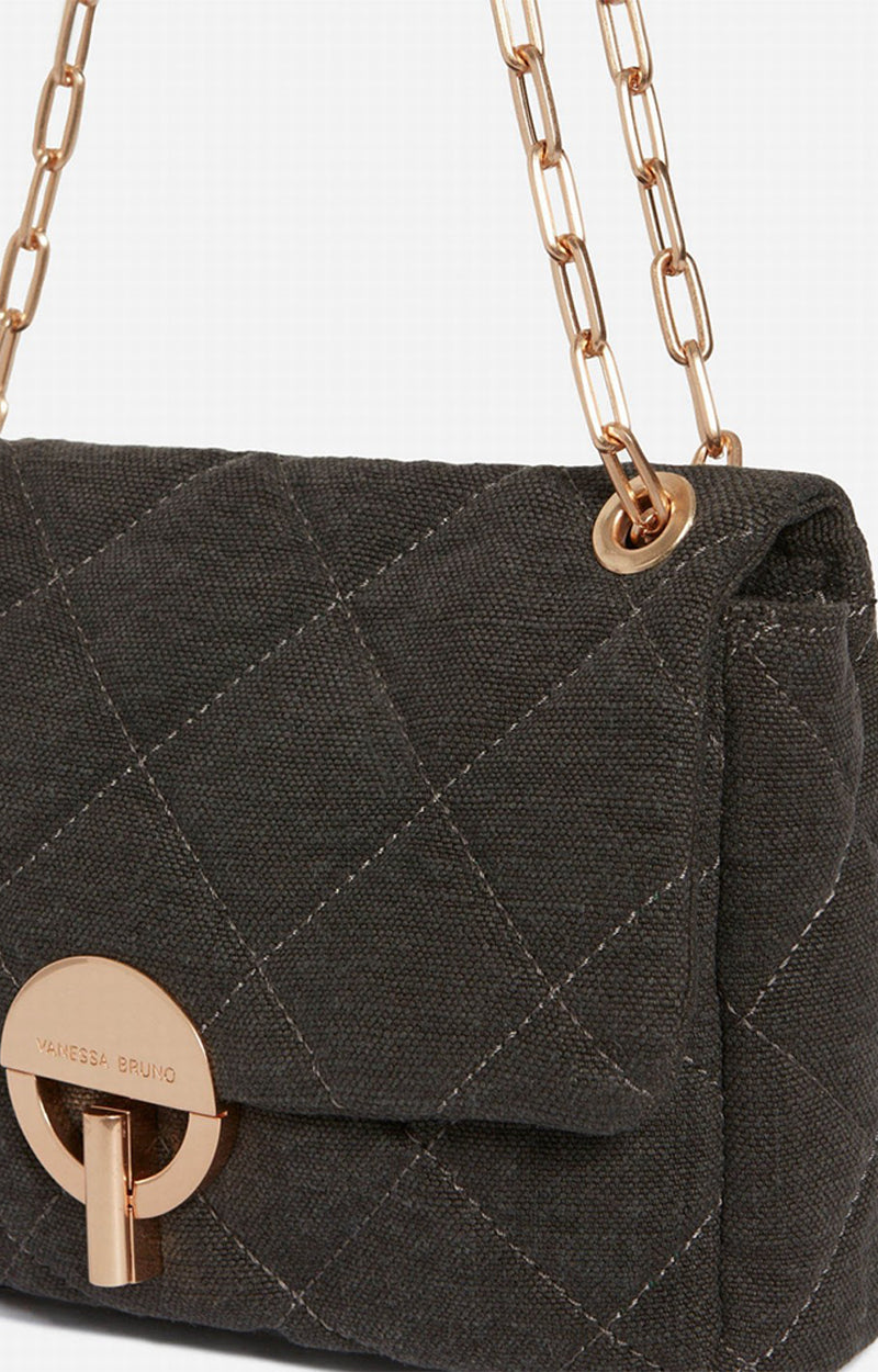 SMALL LINEN ELEPHANT MOON BAG