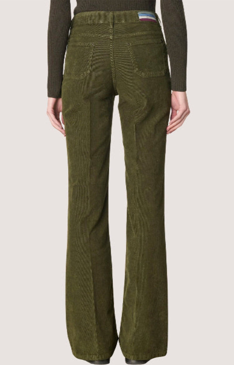 DOMPAY DARK GREEN FLARE PANTS